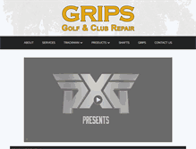 Tablet Screenshot of gripsgolf.com